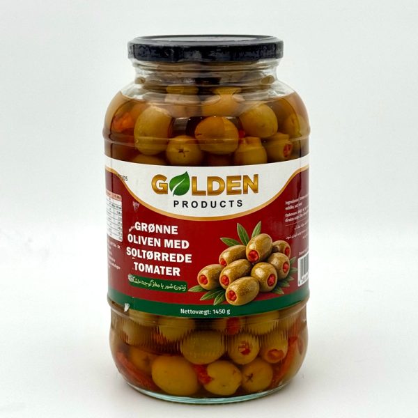 زیتون با مغز گوجه خشک